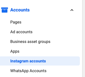 Instagram accounts